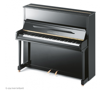 Piano droit GROTRIAN G124 Noir brillant